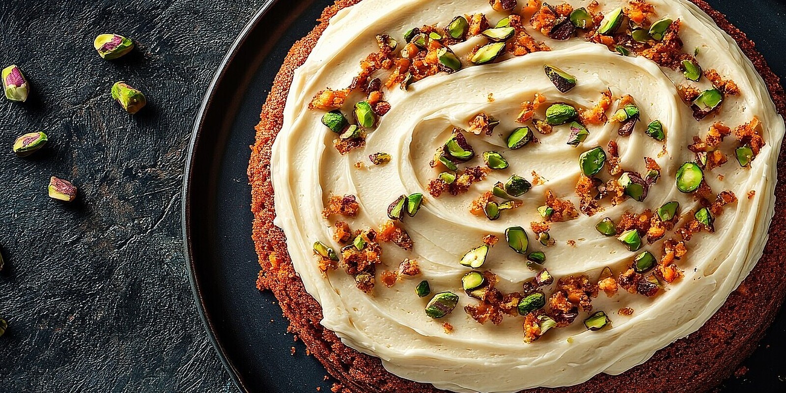 Möhrenkuchen mit Frischkäse